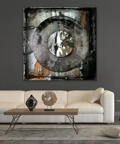 Alternative view of Abstract Circle Brown