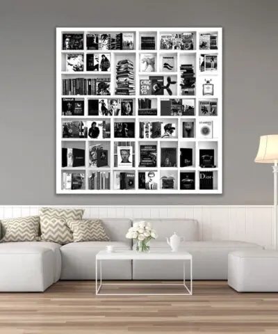 Alternative view of Books Music Black and White