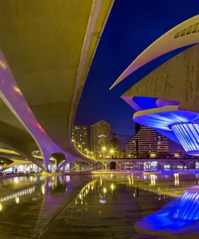 Calatrava Twilight Valencia, Spain