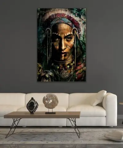 Alternative view of Indian portrait