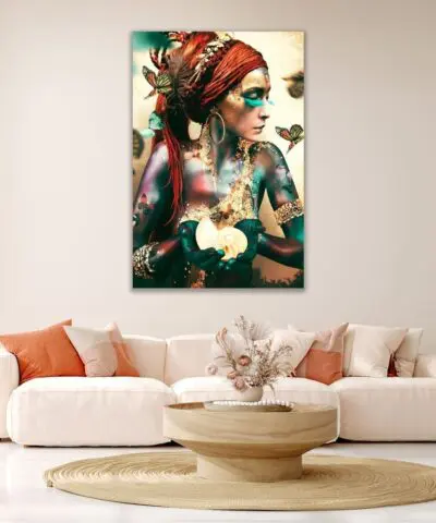 Alternative view of Woman With Butterflies