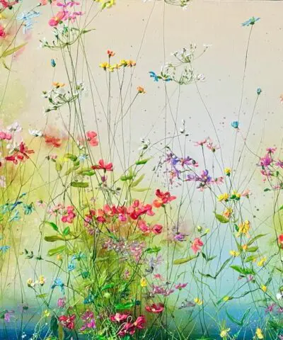 A new path kleurrijk schilderij Yulia Muravyeva