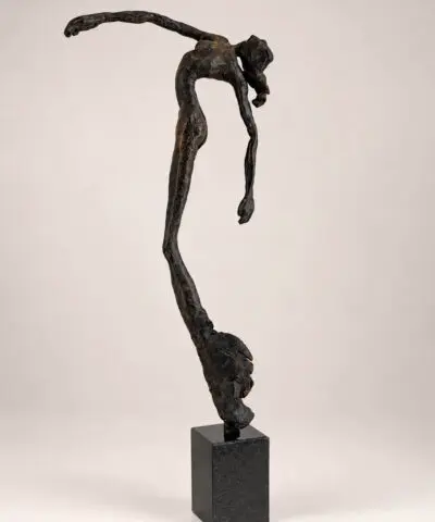 Gioia nel vento Bronzen vrouwenfiguur Kunstgalerie Bijzonder