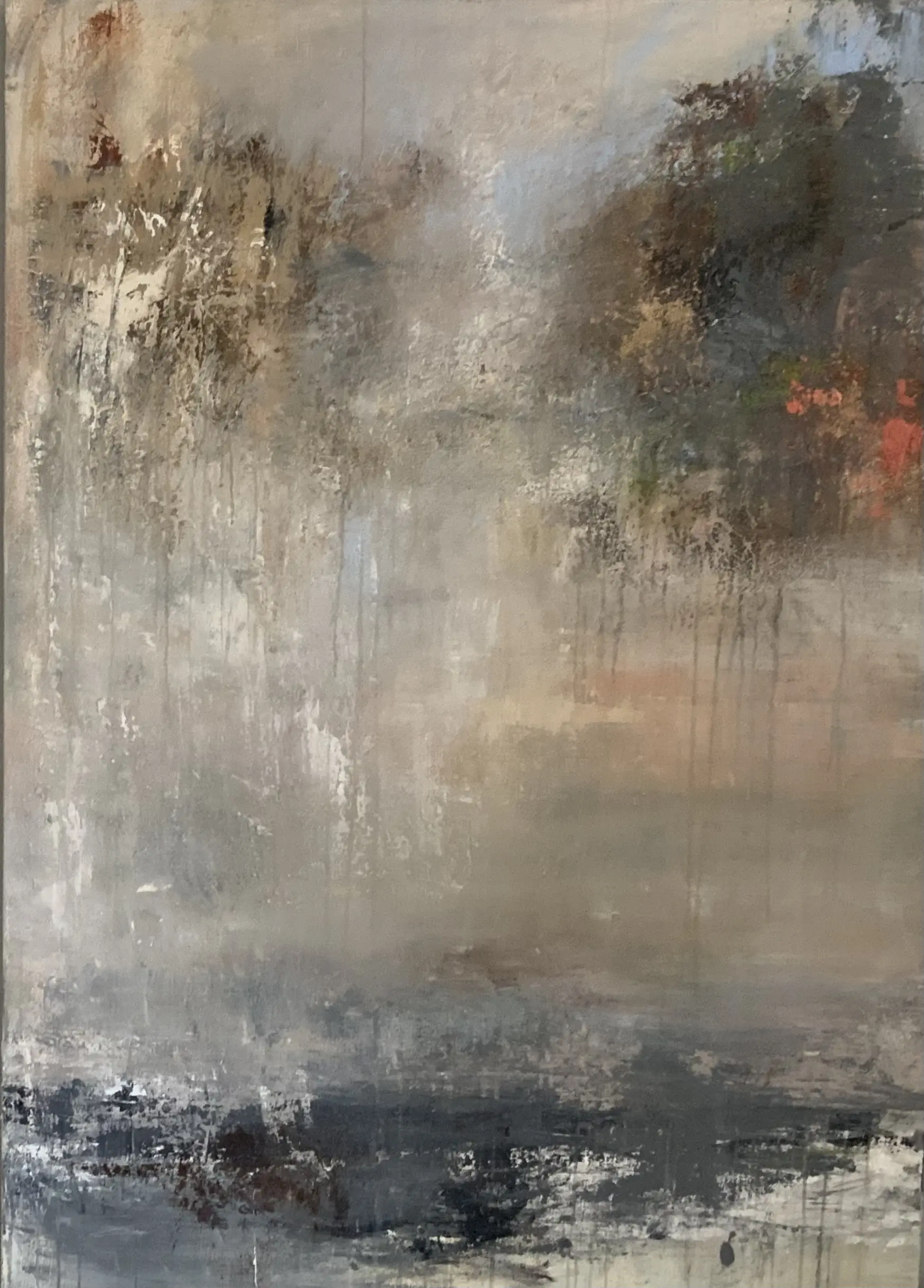 Mediatition Abstract schilderij Hennie van de Lande