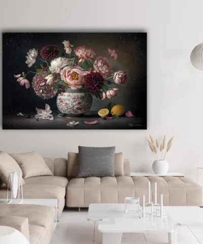 Berries and lemons fotokunstwerk Ramona Nieuwenhuisen