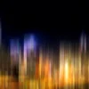 Blurred Hong Kong