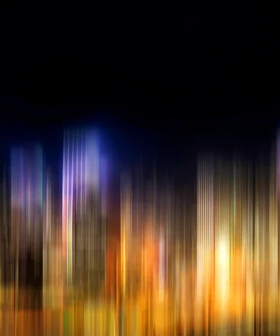 Blurred Honk Kong