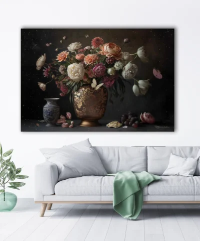 Alternative view of Oysters and grapes