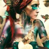 Woman With Butterflies