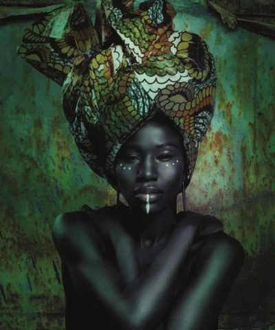 portrait of a Tribe Woman