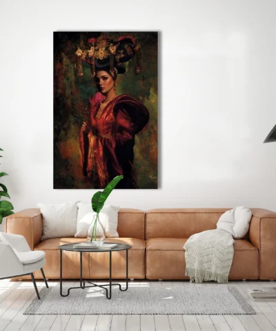 Alternative view of Lady of the silk road
