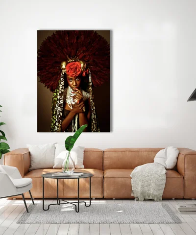 Alternative view of Red rose