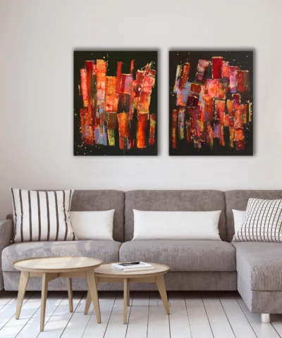 Alternative view of Memories with golden edges II