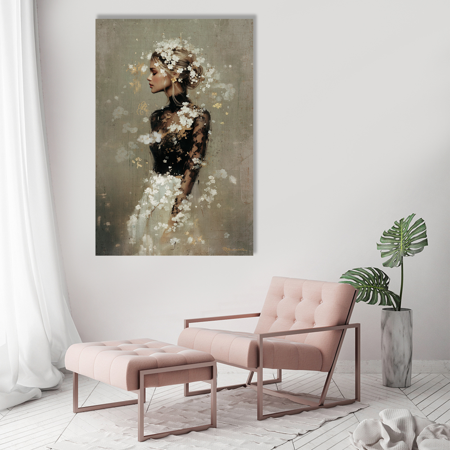 Blanche fotokunst dame Ramona Nieuwenhuisen