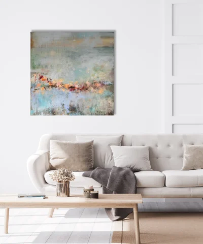Relax Schilderij abstract vierkant Kunstgalerie Bijzonder