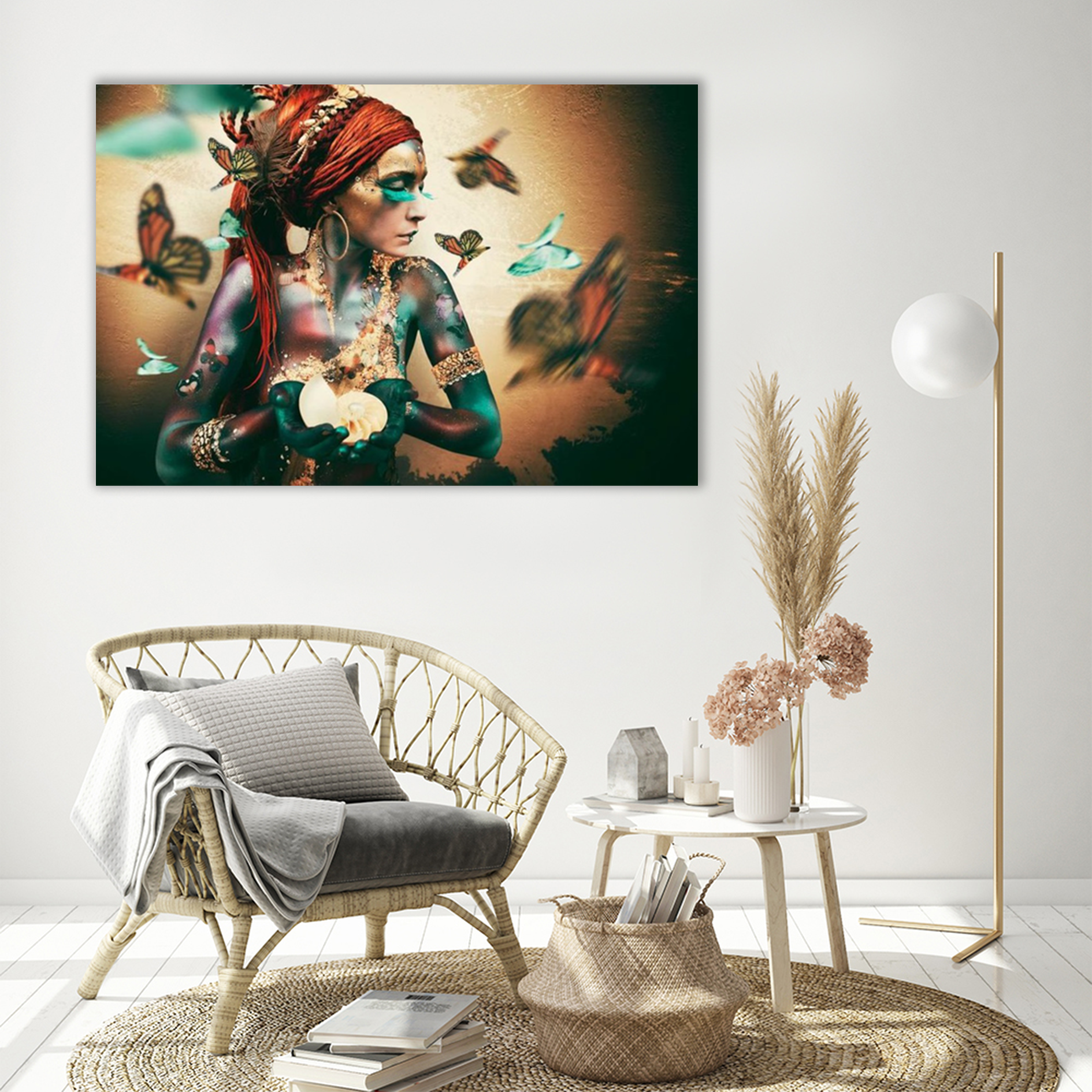 Woman with butterflies II - Afbeelding 2