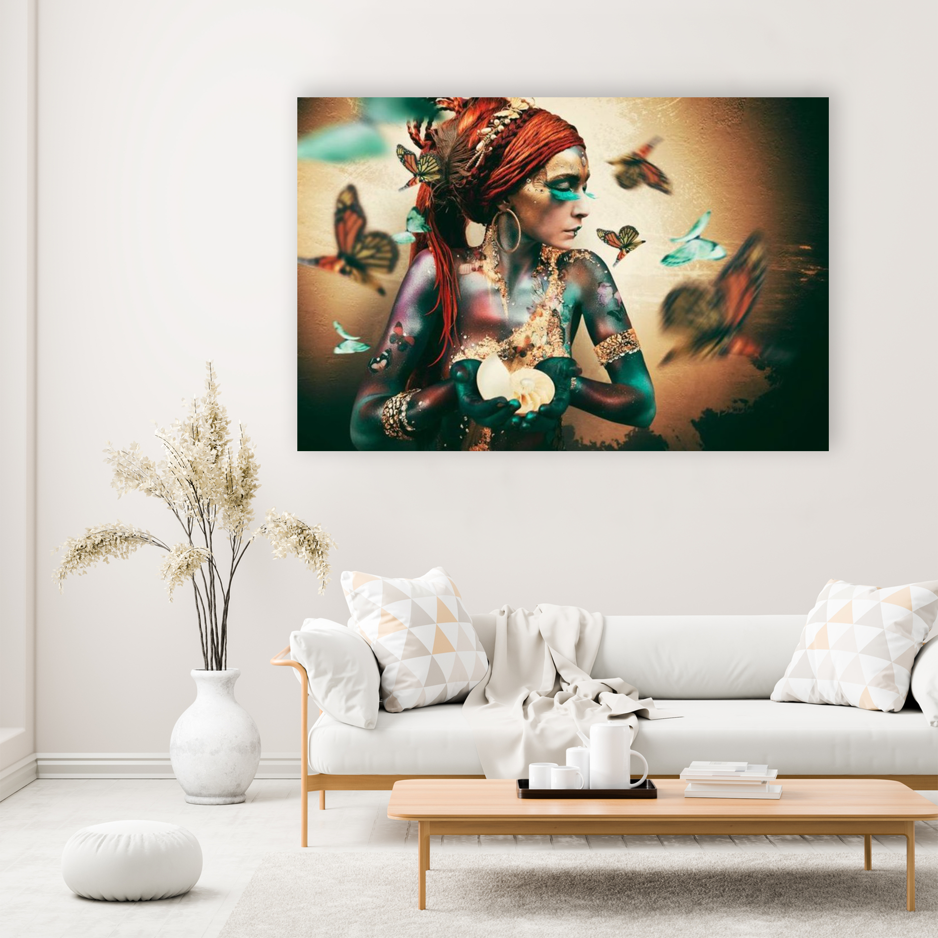 Woman with butterflies II - Afbeelding 3