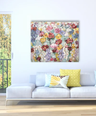 Girasoles bloemenschilderij expressief Lily Marneffe