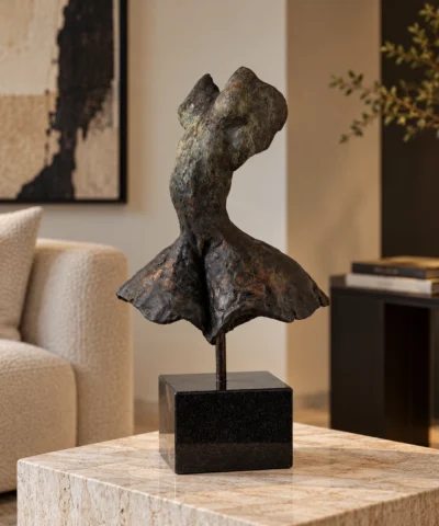 Vollutà III Bronzen beeld vrouw Nick Vermeulen