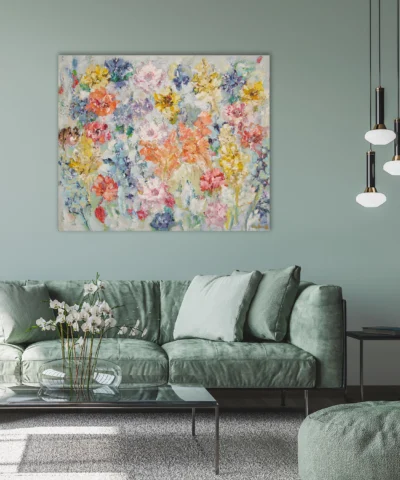 White serene Schilderij figuratief Lily Marneffe